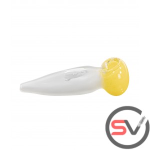 ROB MARLEY LARGE FROSTED HANDLE HAND PIPE 5inch 3CT